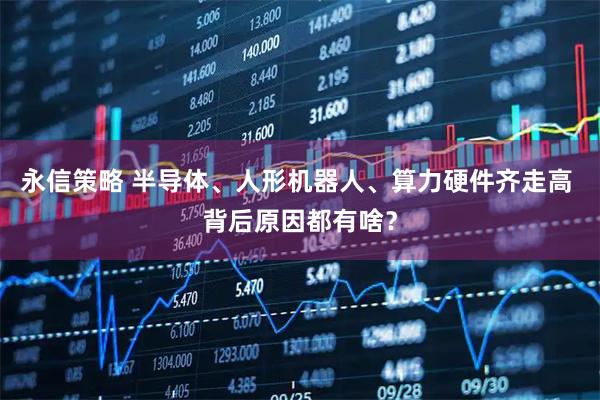 永信策略 半导体、人形机器人、算力硬件齐走高 背后原因都有啥？