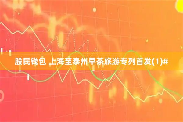 股民钱包 上海至泰州早茶旅游专列首发(1)#